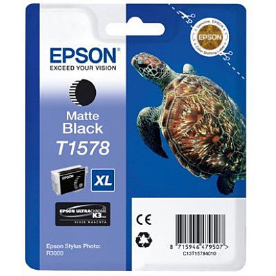 Epson inktpatroon T1578 Matt Black