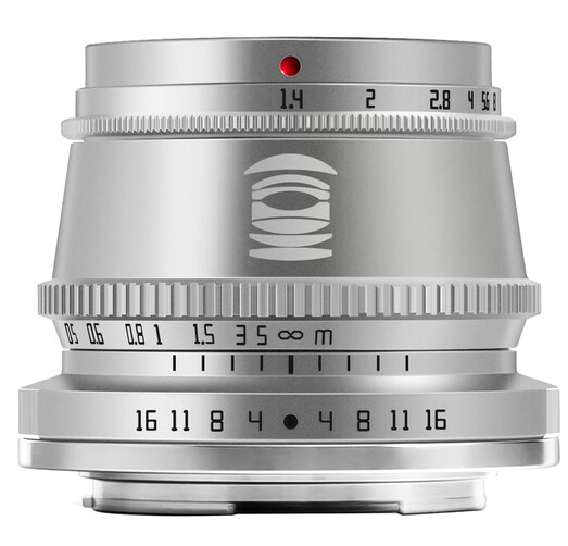 TTArtisan 35mm f/1.4 Fujifilm X-Mount | APS-C Silver