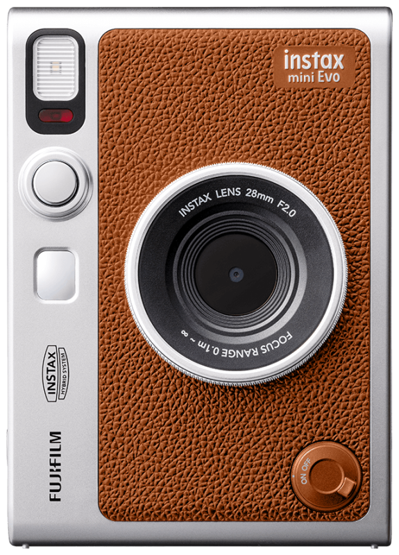 Fuji Instax Mini EVO Camera Brown