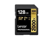 Lexar SDHC Professional UHS-II 2000x 128GB