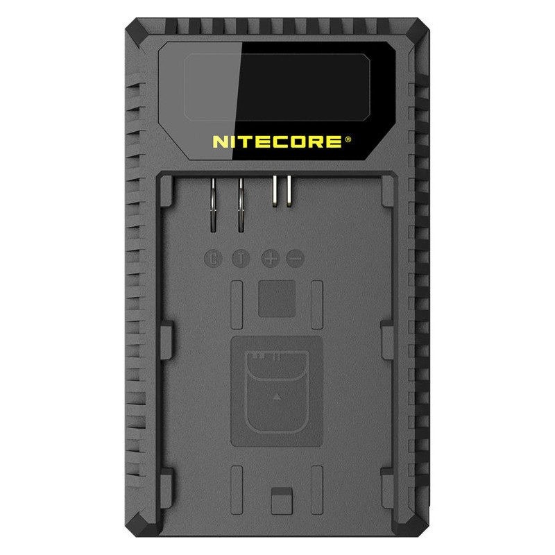 Nitecore UCN1 Lader voor Canon LP-E6(N) + LP-E8 met indicator + USB