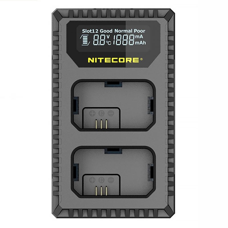 Nitecore USN1 Compacte Dubbel Lader voor Sony NP-FW50 met indicator + USB