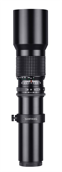 Samyang 500 mm F8.0 Preset MC T-mount