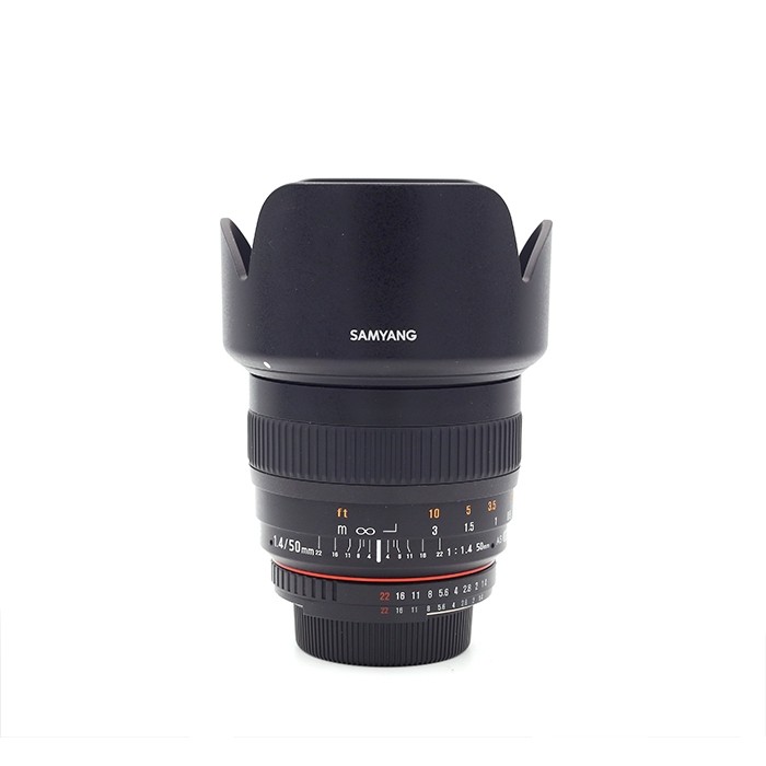 Samyang 50mm f/1.4 AS UMC occasion voor Nikon