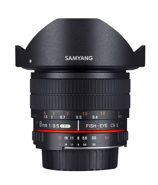 Samyang 8mm f/3.5 Fisheye MC Nikon AE CS-II