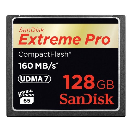 SanDisk 128GB Compact Flash Extreme Pro 160MB/s
