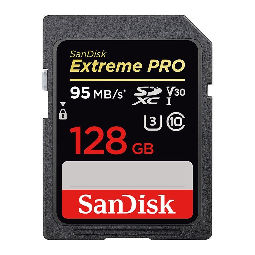 SanDisk 128GB SDXC Extreme Pro UHS-I U3 95MB/S V30