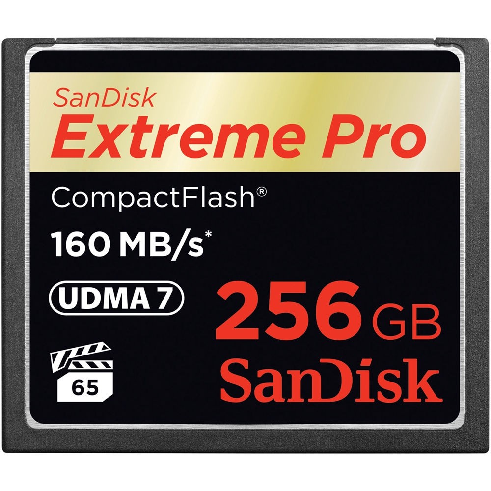 SanDisk 256GB Compact Flash Extreme Pro 160MB/s