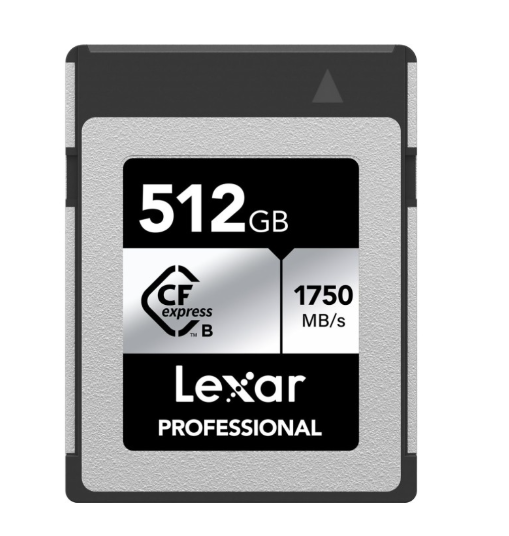 Lexar CFexpress Pro Type B Silver Series 512GB - R1750/W1300MB/s