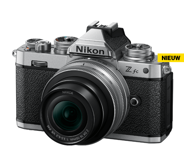 Nikon Z fc + 16-50 VR (zilveren editie)-kit