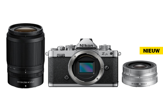 Nikon Z fc Kit w/DX 16-50mm (SL) + DX 50-250mm Zoom kit 