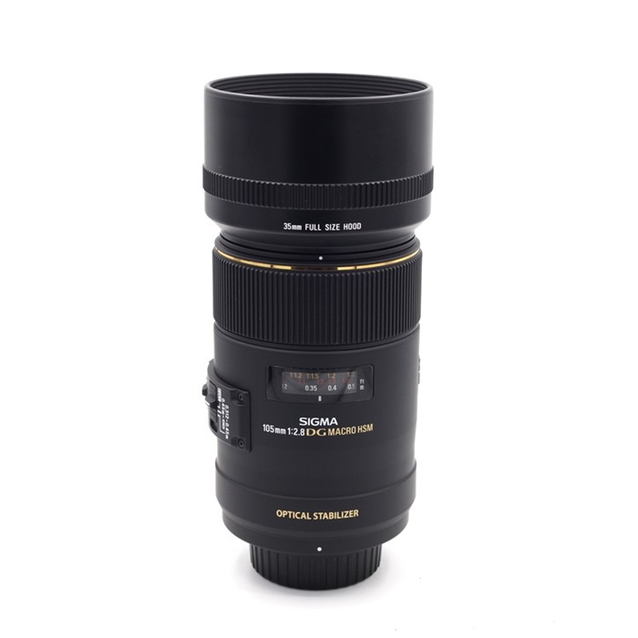 Sigma 105mm f/2.8 DG Macro HSM OS occasion voor Nikon