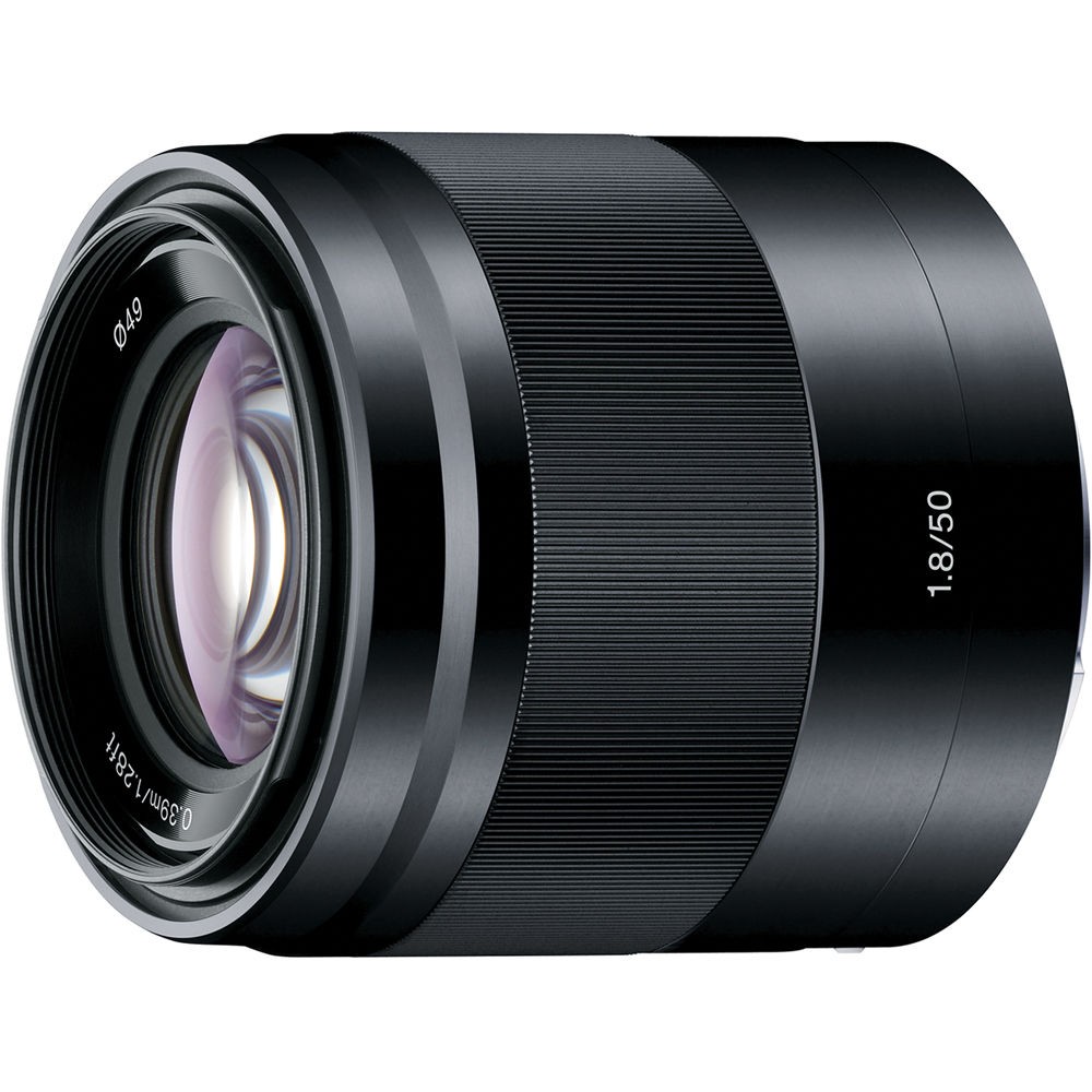 Sony E 50mm F1.8 zwart