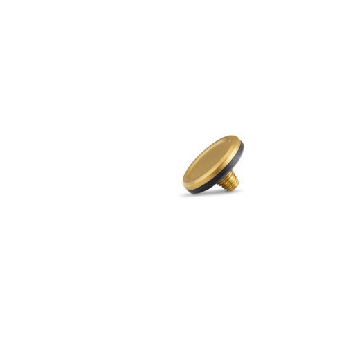 Leica Soft Release Button, brass, blasted finish 