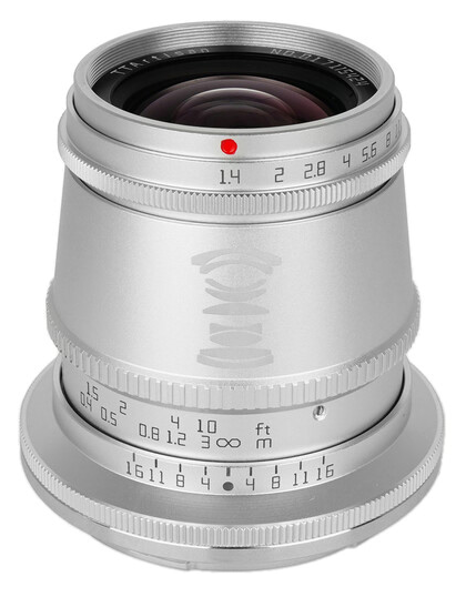 TTArtisan 17mm f/1.4 For MFT silver