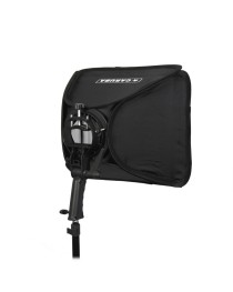 Caruba S-Box (40x40cm) + Speedbracket (Bowens-mount) en Caruba Lampstatief 2