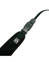 Caruba Camera Neckstrap - comfort + Quick release Black + Red