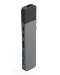 Hyper Net hub for USB-C Macbook pro space gray