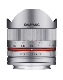 Samyang 8mm f/2.8 II Fisheye MC Sony E-Mount Zilver