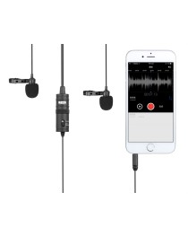 Boya BY-M1DM dual lapel mic for smartphones & DSLR's