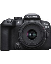 Canon EOS R10 + RF-S 18-45mm + EF-RF Adapter