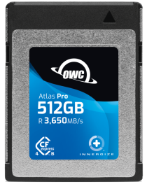 OWC Atlas Pro (512GB) High-Performance CFexpress Type B Memory Card 