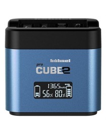 Hahnel pro cube 2 lader voor Fuji en Panasonic