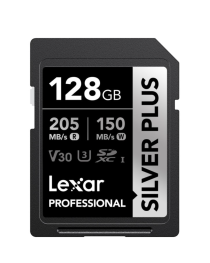 Lexar SD Silver Plus UHS-1 128GB V30 R205/W150MB/s