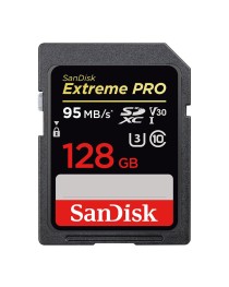 SanDisk 128GB SDXC Extreme Pro UHS-I U3 95MB/S V30