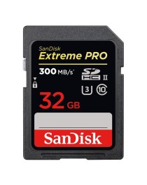 SanDisk 32GB SDHC Extreme Pro UHS-II U3 300MB/s
