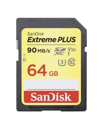 SanDisk 64GB SDXC Extreme Plus UHS-I U3 95MB/s V30