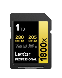 Lexar Professional SDXC 1TB 1800X UHS-II V60 Gold